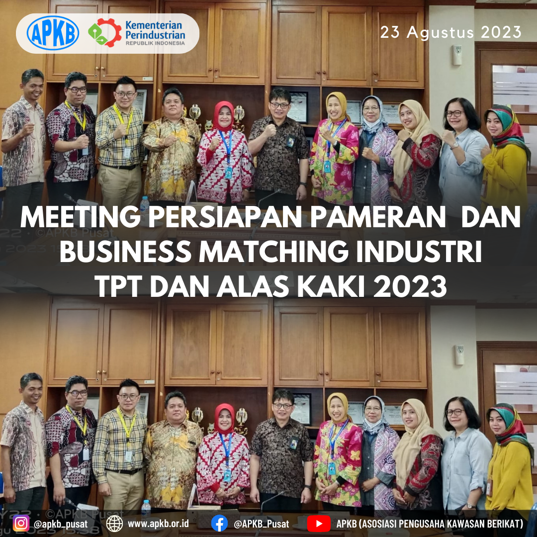 You are currently viewing Meeting Persiapan Pameran dan Business Matching Industri TPT dan Alas Kaki 2023