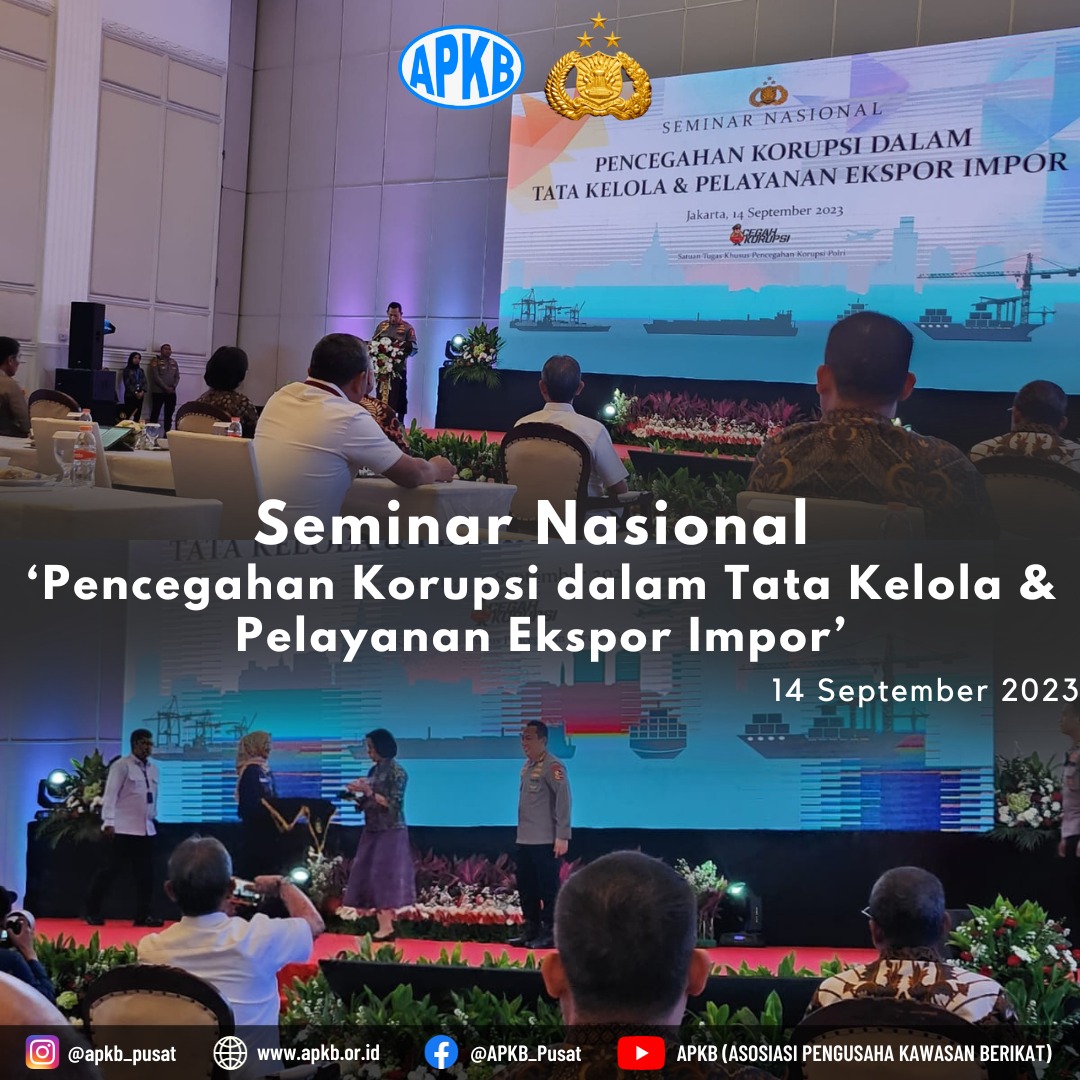 Read more about the article Seminar Nasional “Pencegahan Korupsi dalam Tata Kelola & Pelayanan Ekspor Impor”